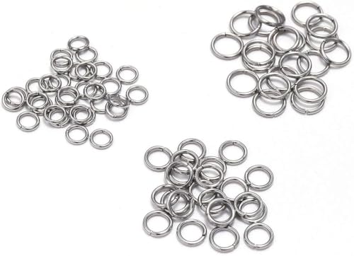 Offene Binderinge aus Edelstahl, 15 mm, für Schmuckherstellung, Zubehör, 100 Stück Offene Binderinge aus Edelstahl, 15 mm, für Schmuckherstellung, Zubehör, 100 Stück von ZhangyiHot