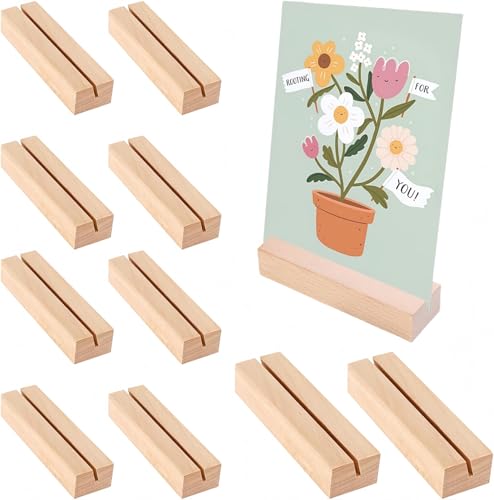 Zhenghebuy Wooden Place Card Holders,10 Stück Tischkartenhalter,Tischkarte Inhaber,Namesschild Fotohalter,Fotoständer,Menükartenhalter,Memohalter Namensschild für Restaurants,Hochzeiten,Bankette Zhenghebuy Wooden Place Card Holders,10 Stück Tischkartenhalter,Tischkarte Inhaber,Namesschild Fotohalter,Fotoständer,Menükartenhalter,Memohalter Namensschild für Restaurants,Hochzeiten,Bankette von Zhenghebuy