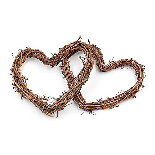 Rattanherz, zum Aufhängen an der Tür, für Zuhause, Hochzeit, Party, Dekoration, 5 Stück von Zhi Jin, Rattan, 15cm/6inch Rattanherz, zum Aufhängen an der Tür, für Zuhause, Hochzeit, Party, Dekoration, 5 Stück von Zhi Jin, Rattan, 15cm/6inch von Zhi Jin