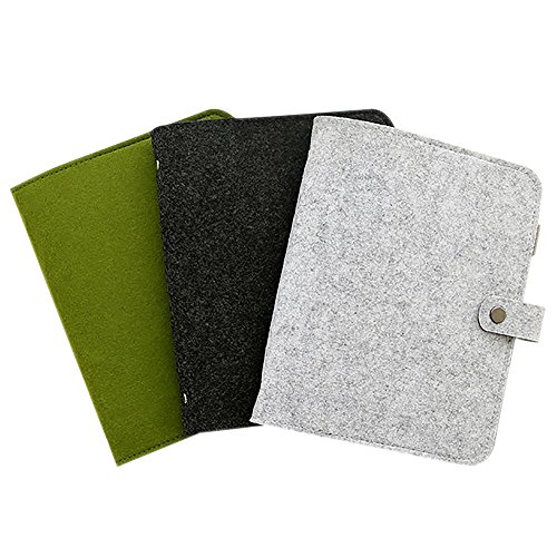 Zhi Jin, nachfüllbares Notizbuch / Ringbuch / Tagebuch / Terminkalender, A6, Wollfilz, fester Einband, Stifthalter Green-Ruled Paper Zhi Jin, nachfüllbares Notizbuch / Ringbuch / Tagebuch / Terminkalender, A6, Wollfilz, fester Einband, Stifthalter Green-Ruled Paper von Zhi Jin