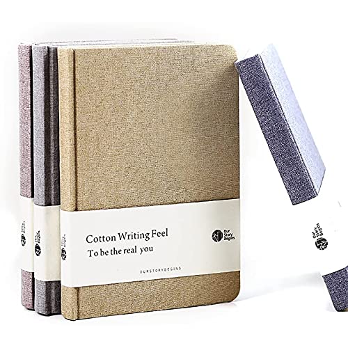 Zhi Jin klassisches Notizbuch mit Hardcover aus dickem Stoff/Leinen, Notizblock, Tagebuch für Reisen, Büro, blanko Linen Gray Zhi Jin klassisches Notizbuch mit Hardcover aus dickem Stoff/Leinen, Notizblock, Tagebuch für Reisen, Büro, blanko Linen Gray von Zhi Jin