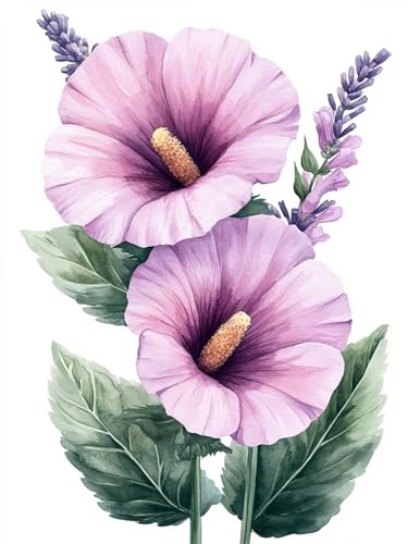 Diamond Painting Erwachsene Anfänger, Diamant Painting Kinder Blume Bilder, 5D Anlage Diamant Kunst Kits, DIY Kreativ Set für Erwachsene Geeignet Als Geschenk Entspannung und Wanddeko 30x40 cm W-267 von Zhlpjecc