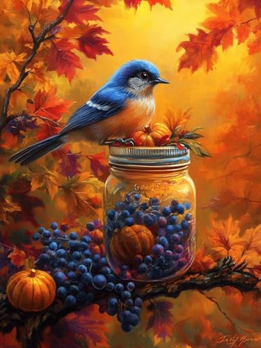 Herbst Diamond Painting Erwachsene, 5D Vogel Diamant Painting Bilder Kinder Anfänger, Vollbohrer Diamanten Malerei Stickerei Kreuzstich Basteln Mädchen 10 Jahre, für Home Wand Dekor 20x30 cm W-1278 Herbst Diamond Painting Erwachsene, 5D Vogel Diamant Painting Bilder Kinder Anfänger, Vollbohrer Diamanten Malerei Stickerei Kreuzstich Basteln Mädchen 10 Jahre, für Home Wand Dekor 20x30 cm W-1278 von Zhlpjecc