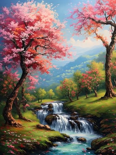 Kirschblüten Diamond Painting Erwachsene, 5D Baum Diamant Painting Bilder Kinder Anfänger, DIY Vollbohrer Diamanten Malerei Stickerei Kreuzstich Basteln Mädchen, für Home Wand Dekor 20x30 cm W-1113 Kirschblüten Diamond Painting Erwachsene, 5D Baum Diamant Painting Bilder Kinder Anfänger, DIY Vollbohrer Diamanten Malerei Stickerei Kreuzstich Basteln Mädchen, für Home Wand Dekor 20x30 cm W-1113 von Zhlpjecc
