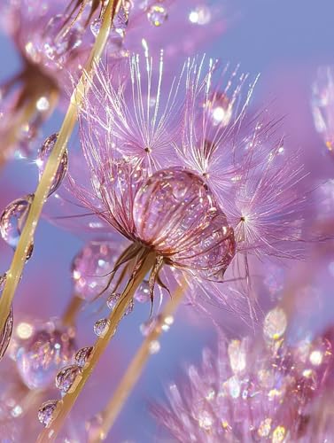 Diamond Painting Erwachsene, Diamant Painting Bilder Blume 5D Anlage Diamant Malerei Eckige Steine Set, DIY Strass Kristall Stickerei Diamant Malerei Erwachsene Set,Weihnachten Room Decor 50X70cm R-12 von Zhngxogg