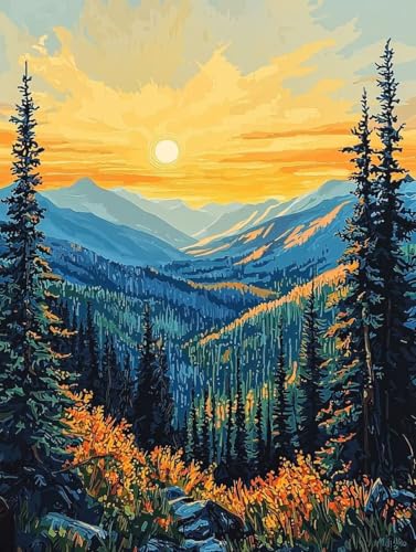 Diamond Painting Erwachsene, Diamant Painting Bilder Landschaft 5D Sonnenuntergang Diamant Malerei Eckige Steine Set, Kristall Stickerei Diamant Malerei, Erwachsene Bastelset, Room Decor 50X70cm E-92 Diamond Painting Erwachsene, Diamant Painting Bilder Landschaft 5D Sonnenuntergang Diamant Malerei Eckige Steine Set, Kristall Stickerei Diamant Malerei, Erwachsene Bastelset, Room Decor 50X70cm E-92 von Zhngxogg