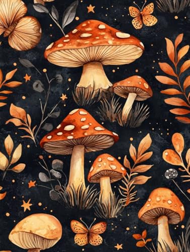 Diamond Painting Erwachsene, Diamant Painting Bilder Pilz 5D Anlage Diamant Malerei Eckige Steine Set, DIY Strass Kristall Stickerei Diamant Malerei Erwachsene Set, Weihnachten Room Decor 60X80cm E-86 Diamond Painting Erwachsene, Diamant Painting Bilder Pilz 5D Anlage Diamant Malerei Eckige Steine Set, DIY Strass Kristall Stickerei Diamant Malerei Erwachsene Set, Weihnachten Room Decor 60X80cm E-86 von Zhngxogg