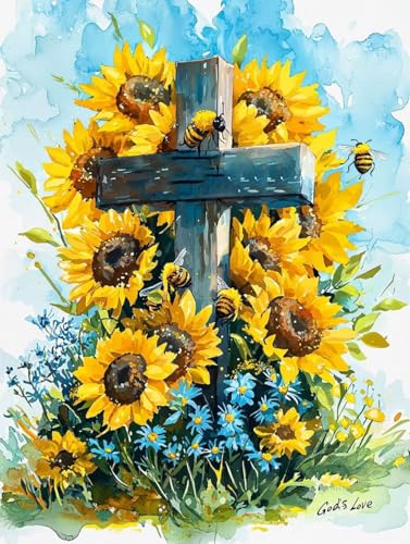 Diamond Painting Erwachsene, Diamant Painting Bilder Sonnenblume 5D Anlage Diamant Malerei Eckige Steine Set, DIY Kristall Stickerei Diamant Malerei Erwachsene Set, Weihnachten Room Decor 40X50cm E-54 Diamond Painting Erwachsene, Diamant Painting Bilder Sonnenblume 5D Anlage Diamant Malerei Eckige Steine Set, DIY Kristall Stickerei Diamant Malerei Erwachsene Set, Weihnachten Room Decor 40X50cm E-54 von Zhngxogg
