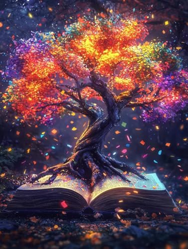 Diamond Painting Erwachsene Baum, Diamant Painting Bilder Kinder Buch, DIY Runde Steine Basteln Erwachsene Anfänger Set, 5D Diamond Art Bastelset, für Weihnachten Decorations Geschenk 80X110cm W-84 Diamond Painting Erwachsene Baum, Diamant Painting Bilder Kinder Buch, DIY Runde Steine Basteln Erwachsene Anfänger Set, 5D Diamond Art Bastelset, für Weihnachten Decorations Geschenk 80X110cm W-84 von Zhngxogg