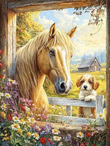 Diamond Painting Erwachsene Pferd, Diamant Painting Bilder Kinder Tier, DIY Runde Steine Basteln Erwachsene Anfänger Set, 5D Diamond Art Bastelset, für Weihnachten Decorations Geschenk 15X20cm E-78 Diamond Painting Erwachsene Pferd, Diamant Painting Bilder Kinder Tier, DIY Runde Steine Basteln Erwachsene Anfänger Set, 5D Diamond Art Bastelset, für Weihnachten Decorations Geschenk 15X20cm E-78 von Zhngxogg