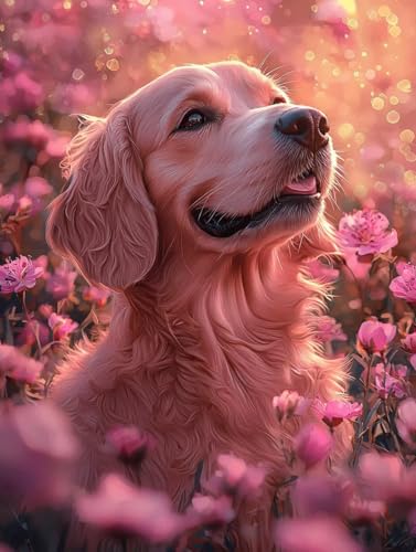 Diamond Painting Hund, 5D Diamond Painting Erwachsene kinder Bilder, Tier Crystal Art Basteln Erwachsene Set, DIY Runde Mosaikherstellung Bastelset für Weihnachten Wand Dekor Geschenk 80X110cm W-45 Diamond Painting Hund, 5D Diamond Painting Erwachsene kinder Bilder, Tier Crystal Art Basteln Erwachsene Set, DIY Runde Mosaikherstellung Bastelset für Weihnachten Wand Dekor Geschenk 80X110cm W-45 von Zhngxogg