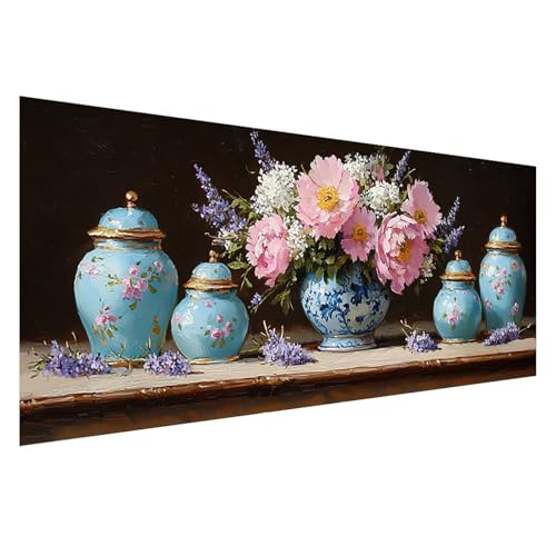 Diamond Painting 100x40 cm, 5D Diamant Painting Bilder Blume Diamant Art Malerei Lavendel, DIY Eckige Steine Stickerei Kreuzstich Bastelset Erwachsene für Zimmer Deko, Geschenke für Frauen Z0-675 Diamond Painting 100x40 cm, 5D Diamant Painting Bilder Blume Diamant Art Malerei Lavendel, DIY Eckige Steine Stickerei Kreuzstich Bastelset Erwachsene für Zimmer Deko, Geschenke für Frauen Z0-675 von Zhngzoyn
