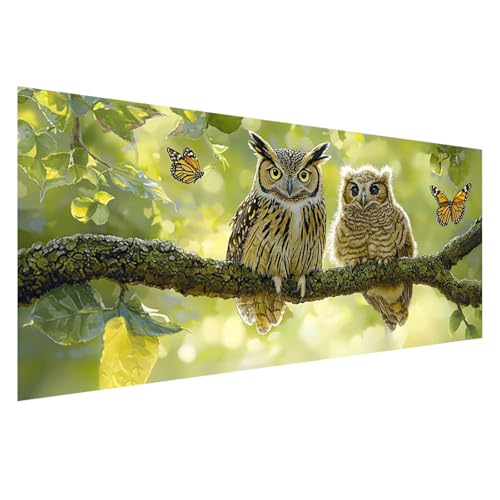 Diamond Painting 100x40 cm, 5D Diamant Painting Bilder Eule Diamant Art Malerei Schmetterling,DIY Eckige Steine Crystal Stickerei Kreuzstich Bastelset Erwachsene für Zimmer Deko Geschenke Z0-687 Diamond Painting 100x40 cm, 5D Diamant Painting Bilder Eule Diamant Art Malerei Schmetterling,DIY Eckige Steine Crystal Stickerei Kreuzstich Bastelset Erwachsene für Zimmer Deko Geschenke Z0-687 von Zhngzoyn