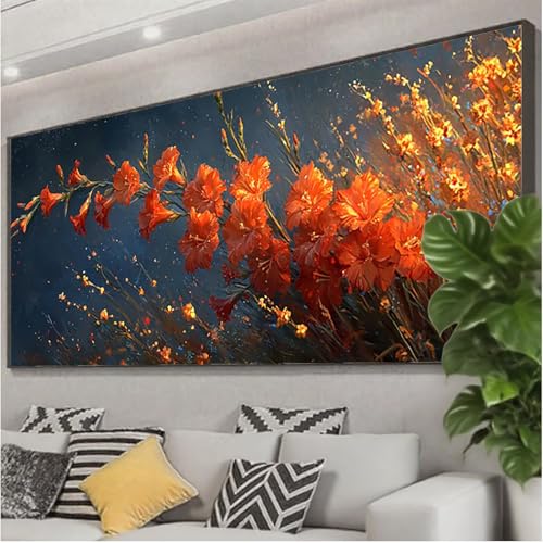 Diamond Painting 75x30 cm, 5D Diamant Painting Bilder Blume Diamant Art Malerei Landschaft, DIY Eckige Steine Stickerei Kreuzstich Bastelset Erwachsene für Zimmer Deko, Geschenke für Frauen Z0-630 Diamond Painting 75x30 cm, 5D Diamant Painting Bilder Blume Diamant Art Malerei Landschaft, DIY Eckige Steine Stickerei Kreuzstich Bastelset Erwachsene für Zimmer Deko, Geschenke für Frauen Z0-630 von Zhngzoyn