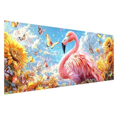 Diamond Painting 75x30 cm, 5D Diamant Painting Bilder Flamingo Diamant Art Malerei Blume, DIY Eckige Steine Stickerei Kreuzstich Bastelset Erwachsene für Zimmer Deko, Geschenke für Frauen Z0-111 Diamond Painting 75x30 cm, 5D Diamant Painting Bilder Flamingo Diamant Art Malerei Blume, DIY Eckige Steine Stickerei Kreuzstich Bastelset Erwachsene für Zimmer Deko, Geschenke für Frauen Z0-111 von Zhngzoyn