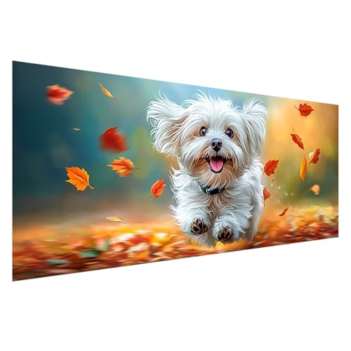 Diamond Painting 75x30 cm, 5D Diamant Painting Bilder Tier Diamant Art Malerei Hund, DIY Eckige Steine Crystal Stickerei Kreuzstich Bastelset Erwachsene für Zimmer Deko,Geschenke für Frauen Z0-603 Diamond Painting 75x30 cm, 5D Diamant Painting Bilder Tier Diamant Art Malerei Hund, DIY Eckige Steine Crystal Stickerei Kreuzstich Bastelset Erwachsene für Zimmer Deko,Geschenke für Frauen Z0-603 von Zhngzoyn