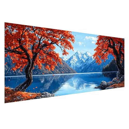Diamond Painting Baum Diamond Painting Erwachsene Groß XXL 225x90 cm, 5D Berg Diamant Malerei Bilder Basteln Mädchen ab 8 Jahre, DIY Eckige Steine Stickerei Cross Stitch Malerei Deko Wohnzimmer Z0-583 Diamond Painting Baum Diamond Painting Erwachsene Groß XXL 225x90 cm, 5D Berg Diamant Malerei Bilder Basteln Mädchen ab 8 Jahre, DIY Eckige Steine Stickerei Cross Stitch Malerei Deko Wohnzimmer Z0-583 von Zhngzoyn