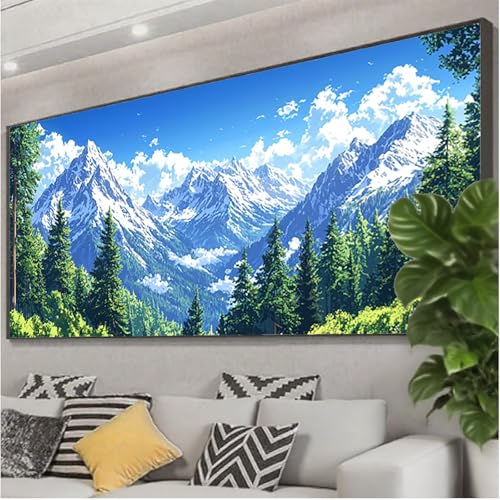 Diamond Painting Berg Diamond Painting Erwachsene Groß XXL 225x90 cm, 5D Landschaft Diamant Malerei Bilder Basteln Mädchen ab 8 Jahre, DIY Eckige Steine Cross Stitch Malerei für Deko Wohnzimmer Z0-572 Diamond Painting Berg Diamond Painting Erwachsene Groß XXL 225x90 cm, 5D Landschaft Diamant Malerei Bilder Basteln Mädchen ab 8 Jahre, DIY Eckige Steine Cross Stitch Malerei für Deko Wohnzimmer Z0-572 von Zhngzoyn