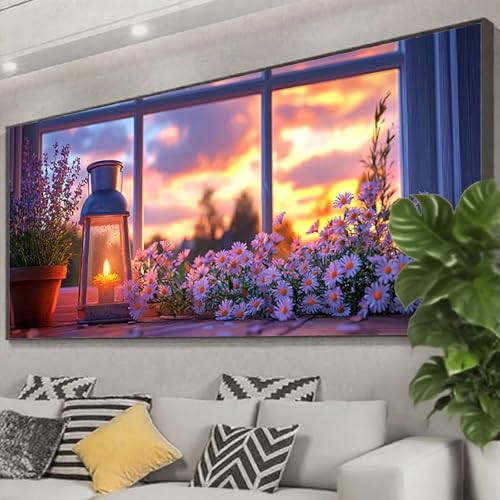 Diamond Painting Blume Diamond Painting Erwachsene 75x30 cm, 5D Landschaft Diamant Malerei Bilder Basteln Mädchen ab 8 Jahre, DIY Eckige Steine Stickerei Cross Stitch Malerei Deko Wohnzimmer Z0-820 Diamond Painting Blume Diamond Painting Erwachsene 75x30 cm, 5D Landschaft Diamant Malerei Bilder Basteln Mädchen ab 8 Jahre, DIY Eckige Steine Stickerei Cross Stitch Malerei Deko Wohnzimmer Z0-820 von Zhngzoyn