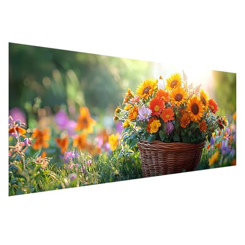 Diamond Painting Blume Diamond Painting Erwachsene Groß XXL 125x50 cm, 5D Landschaft Diamant Malerei Bilder Basteln Mädchen ab 8 Jahre, DIY Eckige Steine Cross Stitch Malerei für Deko Wohnzimmer Z0-13 Diamond Painting Blume Diamond Painting Erwachsene Groß XXL 125x50 cm, 5D Landschaft Diamant Malerei Bilder Basteln Mädchen ab 8 Jahre, DIY Eckige Steine Cross Stitch Malerei für Deko Wohnzimmer Z0-13 von Zhngzoyn
