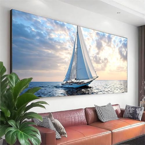 Diamond Painting Boot Diamond Painting Erwachsene Groß XXL 125x50 cm, 5D Landschaft Diamant Malerei Basteln Mädchen ab 8 Jahre, DIY Runde Crystal Stickerei Cross Stitch Malerei für Deko Wohnzimmer Y-0 Diamond Painting Boot Diamond Painting Erwachsene Groß XXL 125x50 cm, 5D Landschaft Diamant Malerei Basteln Mädchen ab 8 Jahre, DIY Runde Crystal Stickerei Cross Stitch Malerei für Deko Wohnzimmer Y-0 von Zhngzoyn