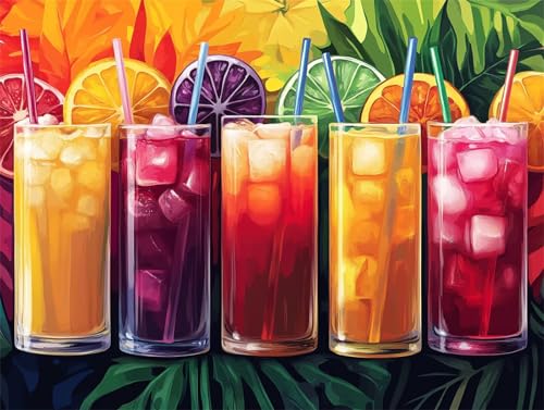 Diamond Painting Cocktail Diamant Painting Bilder Erwachsene Getränke, Basteln Mädchen 8 9 10 Jahre, Diamond Art Eckige Steine, DIY Diamant Malerei Bastelset, Deko Wohnzimmer Geschenk 70x50 cm Z-1 Diamond Painting Cocktail Diamant Painting Bilder Erwachsene Getränke, Basteln Mädchen 8 9 10 Jahre, Diamond Art Eckige Steine, DIY Diamant Malerei Bastelset, Deko Wohnzimmer Geschenk 70x50 cm Z-1 von Zhngzoyn