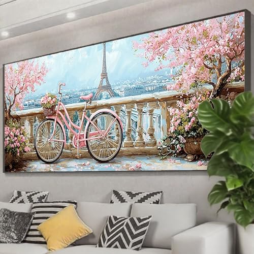 Diamond Painting Fahrrad Diamond Painting Erwachsene 75x30 cm, 5D Blume Diamant Malerei Bilder Basteln Mädchen ab 8 Jahre, DIY Eckige Steine Stickerei Cross Stitch Malerei für Deko Wohnzimmer Z0-836 Diamond Painting Fahrrad Diamond Painting Erwachsene 75x30 cm, 5D Blume Diamant Malerei Bilder Basteln Mädchen ab 8 Jahre, DIY Eckige Steine Stickerei Cross Stitch Malerei für Deko Wohnzimmer Z0-836 von Zhngzoyn