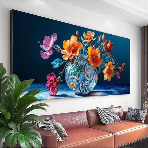 Diamond Painting Farbe Diamond Painting Erwachsene Groß XXL 200x80 cm, 5D Blume Diamant Malerei Bilder Basteln Mädchen ab 8 Jahre, DIY Runde Crystal Stickerei Cross Stitch Art für Deko Wohnzimmer I-5 Diamond Painting Farbe Diamond Painting Erwachsene Groß XXL 200x80 cm, 5D Blume Diamant Malerei Bilder Basteln Mädchen ab 8 Jahre, DIY Runde Crystal Stickerei Cross Stitch Art für Deko Wohnzimmer I-5 von Zhngzoyn