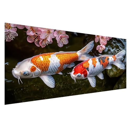 Diamond Painting Fisch Diamond Painting Erwachsene Groß XXL 225x90 cm, 5D Blume Diamant Malerei Bilder Basteln Mädchen ab 8 Jahre, DIY Eckige Steine Cross Stitch Malerei für Deko Wohnzimmer Z0-553 Diamond Painting Fisch Diamond Painting Erwachsene Groß XXL 225x90 cm, 5D Blume Diamant Malerei Bilder Basteln Mädchen ab 8 Jahre, DIY Eckige Steine Cross Stitch Malerei für Deko Wohnzimmer Z0-553 von Zhngzoyn