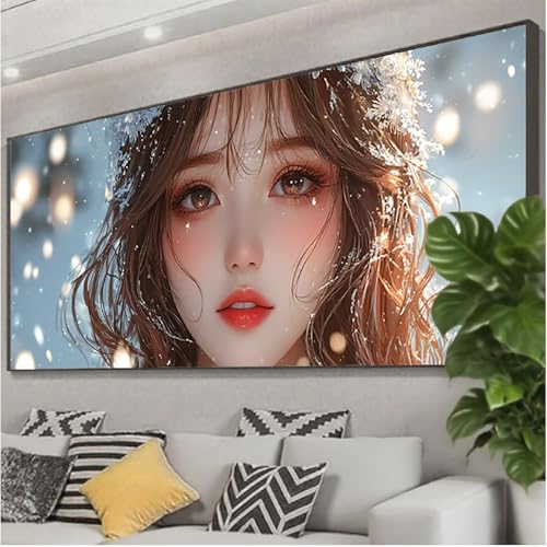Diamond Painting Frau Diamond Painting Erwachsene Groß XXL 250x100 cm, 5D Winter Diamant Malerei Bilder Basteln Mädchen ab 8 Jahre, DIY Eckige Steine Cross Stitch Malerei für Deko Wohnzimmer Z0-556 Diamond Painting Frau Diamond Painting Erwachsene Groß XXL 250x100 cm, 5D Winter Diamant Malerei Bilder Basteln Mädchen ab 8 Jahre, DIY Eckige Steine Cross Stitch Malerei für Deko Wohnzimmer Z0-556 von Zhngzoyn