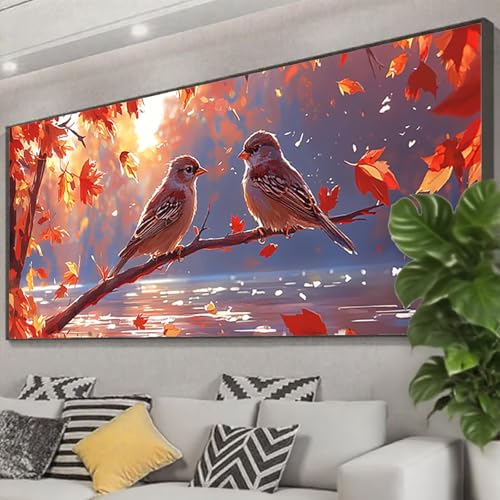 Diamond Painting Herbst Diamond Painting Erwachsene Groß XXL 125x50 cm, 5D Tier Diamant Malerei Bilder Basteln Mädchen ab 8 Jahre, DIY Eckige Steine Cross Stitch Malerei für Deko Wohnzimmer Z0-658 Diamond Painting Herbst Diamond Painting Erwachsene Groß XXL 125x50 cm, 5D Tier Diamant Malerei Bilder Basteln Mädchen ab 8 Jahre, DIY Eckige Steine Cross Stitch Malerei für Deko Wohnzimmer Z0-658 von Zhngzoyn