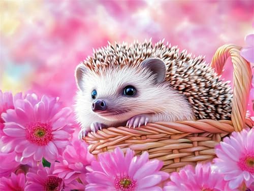 Diamond Painting Igel Diamant Painting Bilder Erwachsene Blume, Basteln Mädchen 8 9 10 Jahre, Diamond Art Eckige Steine, DIY Diamant Malerei Bastelset Erwachsene für Deko Wohnzimmer 70x50 cm R-7 Diamond Painting Igel Diamant Painting Bilder Erwachsene Blume, Basteln Mädchen 8 9 10 Jahre, Diamond Art Eckige Steine, DIY Diamant Malerei Bastelset Erwachsene für Deko Wohnzimmer 70x50 cm R-7 von Zhngzoyn