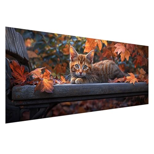 Diamond Painting Katze Diamond Painting Erwachsene 75x30 cm, 5D Herbst Diamant Malerei Bilder Basteln Mädchen ab 8 Jahre, DIY Eckige Steine Stickerei Cross Stitch Malerei für Deko Wohnzimmer Z0-115 Diamond Painting Katze Diamond Painting Erwachsene 75x30 cm, 5D Herbst Diamant Malerei Bilder Basteln Mädchen ab 8 Jahre, DIY Eckige Steine Stickerei Cross Stitch Malerei für Deko Wohnzimmer Z0-115 von Zhngzoyn