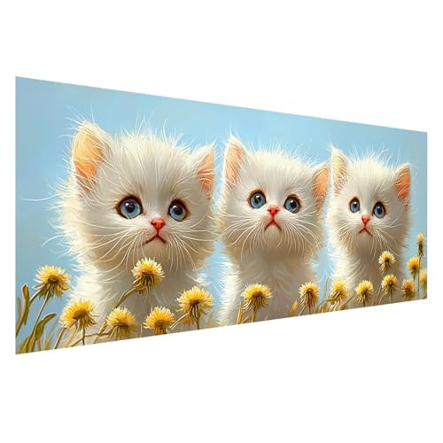 Diamond Painting Katze Diamond Painting Erwachsene Groß XXL 125x50 cm, 5D Blume Diamant Malerei Bilder Basteln Mädchen ab 8 Jahre, DIY Eckige Steine Cross Stitch Malerei für Deko Wohnzimmer Z0-653 Diamond Painting Katze Diamond Painting Erwachsene Groß XXL 125x50 cm, 5D Blume Diamant Malerei Bilder Basteln Mädchen ab 8 Jahre, DIY Eckige Steine Cross Stitch Malerei für Deko Wohnzimmer Z0-653 von Zhngzoyn