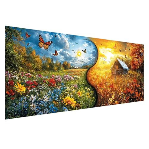 Diamond Painting Landschaft Diamond Painting Erwachsene 75x30 cm, 5D Blume Diamant Malerei Bilder Basteln Mädchen ab 8 Jahre, DIY Eckige Steine Stickerei Cross Stitch Malerei Deko Wohnzimmer Z0-131 Diamond Painting Landschaft Diamond Painting Erwachsene 75x30 cm, 5D Blume Diamant Malerei Bilder Basteln Mädchen ab 8 Jahre, DIY Eckige Steine Stickerei Cross Stitch Malerei Deko Wohnzimmer Z0-131 von Zhngzoyn
