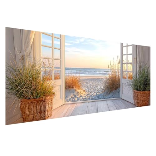 Diamond Painting Landschaft Diamond Painting Erwachsene 75x30 cm, 5D Strand Diamant Malerei Bilder Basteln Mädchen ab 8 Jahre, DIY Eckige Steine Stickerei Cross Stitch Malerei Deko Wohnzimmer Z0-943 Diamond Painting Landschaft Diamond Painting Erwachsene 75x30 cm, 5D Strand Diamant Malerei Bilder Basteln Mädchen ab 8 Jahre, DIY Eckige Steine Stickerei Cross Stitch Malerei Deko Wohnzimmer Z0-943 von Zhngzoyn