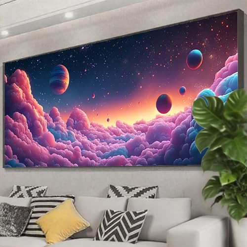 Diamond Painting Landschaft Diamond Painting Erwachsene Groß XXL 125x50 cm, 5D Universum Diamant Malerei Bilder, DIY Eckige Steine Crystal Stickerei Cross Stitch Malerei für Deko Wohnzimmer Z0-682 Diamond Painting Landschaft Diamond Painting Erwachsene Groß XXL 125x50 cm, 5D Universum Diamant Malerei Bilder, DIY Eckige Steine Crystal Stickerei Cross Stitch Malerei für Deko Wohnzimmer Z0-682 von Zhngzoyn
