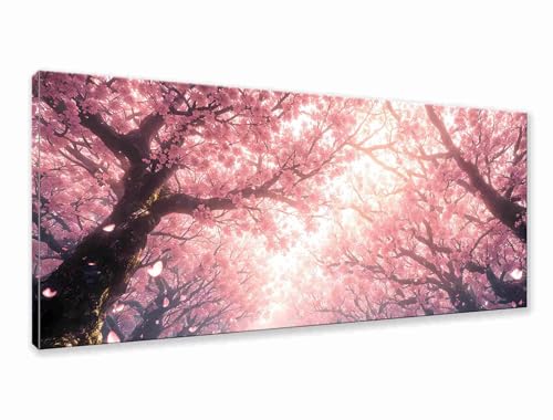 Diamond Painting Landschaft Diamond Painting Erwachsene Groß XXL 150x60 cm, 5D Baum Diamant Malerei Basteln Mädchen ab 8 Jahre, DIY Runde Crystal Stickerei Cross Stitch Malerei für Deko Wohnzimmer M-2 von Zhngzoyn