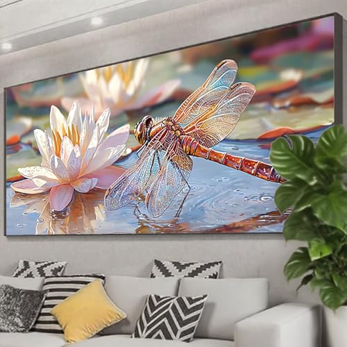 Diamond Painting Libelle Diamond Painting Erwachsene 75x30 cm, 5D Blume Diamant Malerei Bilder Basteln Mädchen ab 8 Jahre, DIY Eckige Steine Stickerei Cross Stitch Malerei für Deko Wohnzimmer Z0-88 Diamond Painting Libelle Diamond Painting Erwachsene 75x30 cm, 5D Blume Diamant Malerei Bilder Basteln Mädchen ab 8 Jahre, DIY Eckige Steine Stickerei Cross Stitch Malerei für Deko Wohnzimmer Z0-88 von Zhngzoyn