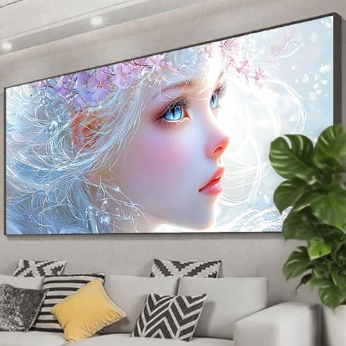 Diamond Painting Mädchen Diamond Painting Erwachsene 75x30 cm, 5D Blume Diamant Malerei Bilder Basteln Mädchen ab 8 Jahre, DIY Eckige Steine Stickerei Cross Stitch Malerei für Deko Wohnzimmer Z0-128 Diamond Painting Mädchen Diamond Painting Erwachsene 75x30 cm, 5D Blume Diamant Malerei Bilder Basteln Mädchen ab 8 Jahre, DIY Eckige Steine Stickerei Cross Stitch Malerei für Deko Wohnzimmer Z0-128 von Zhngzoyn