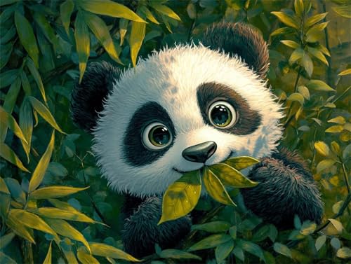 Diamond Painting Panda Diamant Painting Bilder Erwachsene Tier, Basteln Mädchen 8 9 10 Jahre, Diamond Art Eckige Steine, DIY Diamant Malerei Bastelset Erwachsene für Deko Wohnzimmer 60x45 cm U-6 Diamond Painting Panda Diamant Painting Bilder Erwachsene Tier, Basteln Mädchen 8 9 10 Jahre, Diamond Art Eckige Steine, DIY Diamant Malerei Bastelset Erwachsene für Deko Wohnzimmer 60x45 cm U-6 von Zhngzoyn