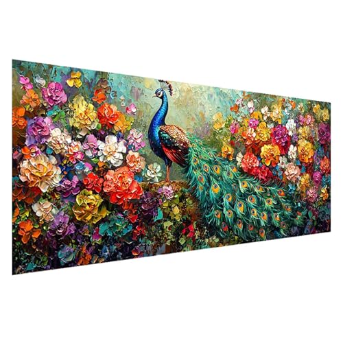 Diamond Painting Pfau Diamond Painting Erwachsene 75x30 cm, 5D Blume Diamant Malerei Bilder Basteln Mädchen ab 8 Jahre, DIY Eckige Steine Stickerei Cross Stitch Malerei für Deko Wohnzimmer Z0-619 Diamond Painting Pfau Diamond Painting Erwachsene 75x30 cm, 5D Blume Diamant Malerei Bilder Basteln Mädchen ab 8 Jahre, DIY Eckige Steine Stickerei Cross Stitch Malerei für Deko Wohnzimmer Z0-619 von Zhngzoyn