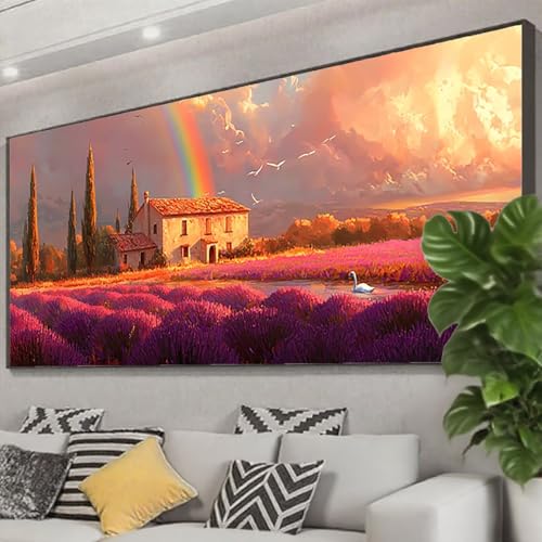 Diamond Painting Regenbogen Diamond Painting Erwachsene 75x30 cm, 5D Blumenfeld Diamant Malerei Bilder Basteln Mädchen ab 8 Jahre, DIY Eckige Steine Cross Stitch Malerei für Deko Wohnzimmer Z0-602 Diamond Painting Regenbogen Diamond Painting Erwachsene 75x30 cm, 5D Blumenfeld Diamant Malerei Bilder Basteln Mädchen ab 8 Jahre, DIY Eckige Steine Cross Stitch Malerei für Deko Wohnzimmer Z0-602 von Zhngzoyn