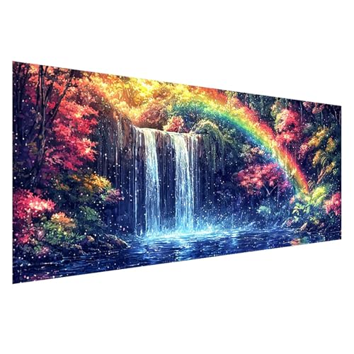 Diamond Painting Regenbogen Diamond Painting Erwachsene 75x30 cm, 5D Wasserfall Diamant Malerei Bilder Basteln Mädchen ab 8 Jahre, DIY Eckige Steine Cross Stitch Malerei für Deko Wohnzimmer Z0-113 Diamond Painting Regenbogen Diamond Painting Erwachsene 75x30 cm, 5D Wasserfall Diamant Malerei Bilder Basteln Mädchen ab 8 Jahre, DIY Eckige Steine Cross Stitch Malerei für Deko Wohnzimmer Z0-113 von Zhngzoyn