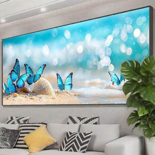 Diamond Painting Schmetterling Diamond Painting Erwachsene 75x30 cm, 5D Strand Diamant Malerei Bilder Basteln Mädchen ab 8 Jahre, DIY Eckige Steine Cross Stitch Malerei für Deko Wohnzimmer Z0-614 Diamond Painting Schmetterling Diamond Painting Erwachsene 75x30 cm, 5D Strand Diamant Malerei Bilder Basteln Mädchen ab 8 Jahre, DIY Eckige Steine Cross Stitch Malerei für Deko Wohnzimmer Z0-614 von Zhngzoyn