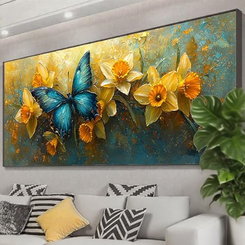 Diamond Painting Schmetterling Diamond Painting Erwachsene Groß XXL 200x80 cm, 5D Blume Diamant Malerei Bilder, DIY Eckige Steine Crystal Stickerei Cross Stitch Malerei für Deko Wohnzimmer Z0-980 Diamond Painting Schmetterling Diamond Painting Erwachsene Groß XXL 200x80 cm, 5D Blume Diamant Malerei Bilder, DIY Eckige Steine Crystal Stickerei Cross Stitch Malerei für Deko Wohnzimmer Z0-980 von Zhngzoyn