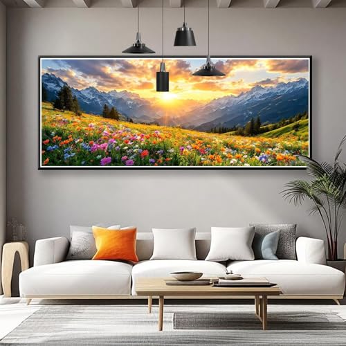 Diamond Painting Sonnenuntergang Diamond Painting Erwachsene Groß XXL 100x40 cm, 5D Landschaft Diamant Malerei Basteln Mädchen ab 8 Jahre, DIY Runde Crystal Stickerei Malerei für Deko Wohnzimmer E-8 Diamond Painting Sonnenuntergang Diamond Painting Erwachsene Groß XXL 100x40 cm, 5D Landschaft Diamant Malerei Basteln Mädchen ab 8 Jahre, DIY Runde Crystal Stickerei Malerei für Deko Wohnzimmer E-8 von Zhngzoyn