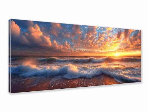 Diamond Painting Sonnenuntergang Diamond Painting Erwachsene Groß XXL 100x40 cm, 5D Meer Diamant Malerei Bilder Basteln Mädchen ab 8 Jahre, DIY Runde Crystal Stickerei Malerei für Deko Wohnzimmer C-3 Diamond Painting Sonnenuntergang Diamond Painting Erwachsene Groß XXL 100x40 cm, 5D Meer Diamant Malerei Bilder Basteln Mädchen ab 8 Jahre, DIY Runde Crystal Stickerei Malerei für Deko Wohnzimmer C-3 von Zhngzoyn