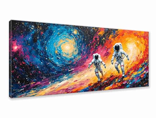 Diamond Painting Sternenhimmel Diamond Painting Erwachsene Groß XXL 100x40 cm, 5D Astronaut Diamant Malerei Basteln Mädchen ab 8 Jahre, DIY Runde Crystal Stickerei Malerei für Deko Wohnzimmer O-4 Diamond Painting Sternenhimmel Diamond Painting Erwachsene Groß XXL 100x40 cm, 5D Astronaut Diamant Malerei Basteln Mädchen ab 8 Jahre, DIY Runde Crystal Stickerei Malerei für Deko Wohnzimmer O-4 von Zhngzoyn