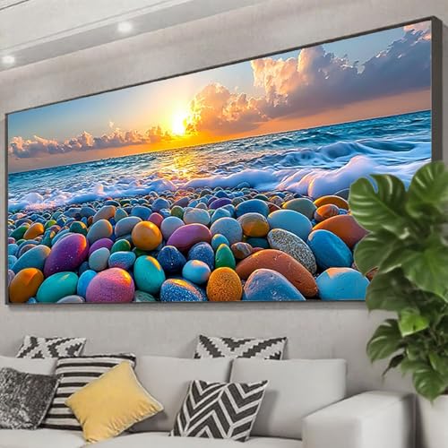 Diamond Painting Strand Diamond Painting Erwachsene Groß XXL 125x50 cm, 5D Landschaft Diamant Malerei Bilder, DIY Eckige Steine Stickerei Cross Stitch Malerei für Deko Wohnzimmer Geschenke Z0-952 Diamond Painting Strand Diamond Painting Erwachsene Groß XXL 125x50 cm, 5D Landschaft Diamant Malerei Bilder, DIY Eckige Steine Stickerei Cross Stitch Malerei für Deko Wohnzimmer Geschenke Z0-952 von Zhngzoyn
